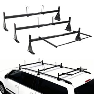 64 x 39 x 6 Inch Universal 250LB Heavy Duty Roof Rack Cargo with 500D PVC Waterproof Cargo Bag, Car Top Luggage Holder Carrier Basket for SUV, Truck or RV Camping Storage Steel Construction