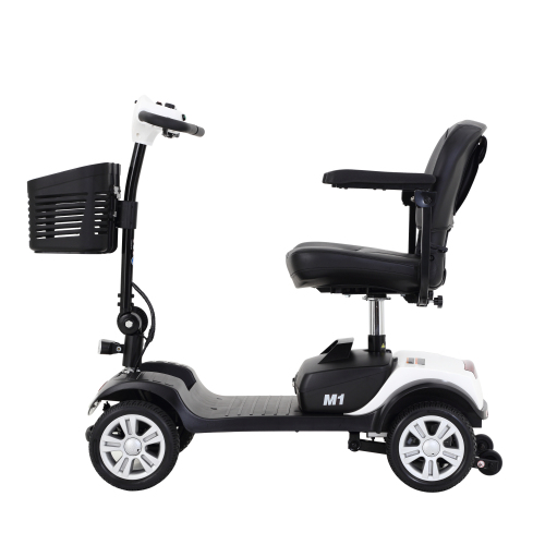 4 Wheel Compact Mobility Scooter 300W 300lbs White - Image 11