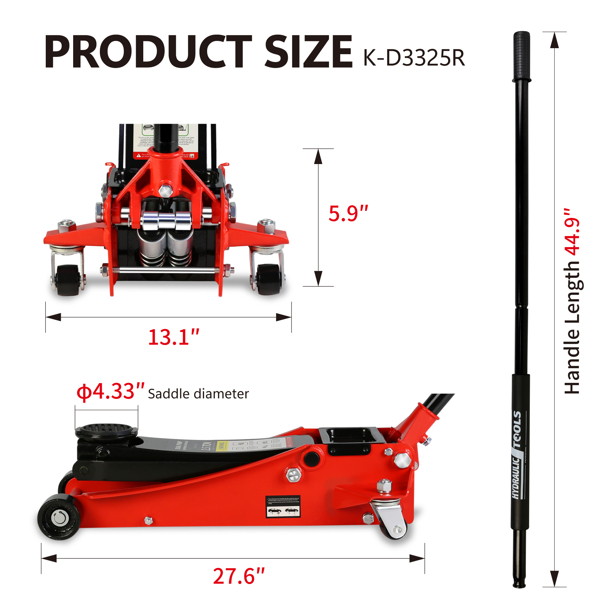 2.5 Ton Low Profile Floor Jack - Image 5