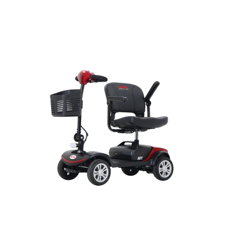 Compact 4 Wheels Mobility Scooter 300W 300lbs Red - Image 4