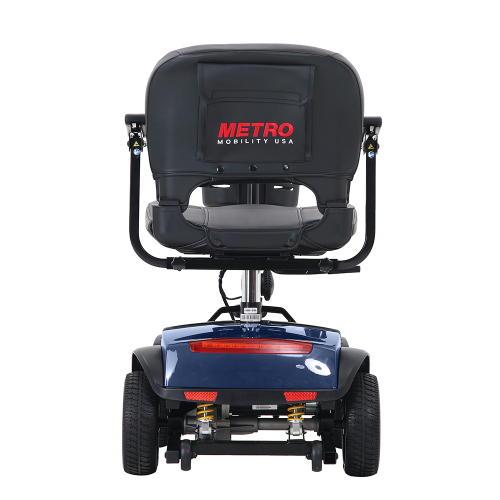 4 Wheel Compact Mobility Scooter 300W 300lbs Blue - Image 5