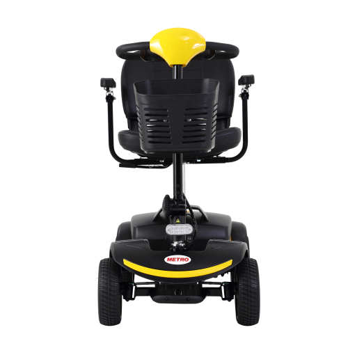 4 Wheel Compact Mobility Scooter 300W 300lbs Yellow - Image 5