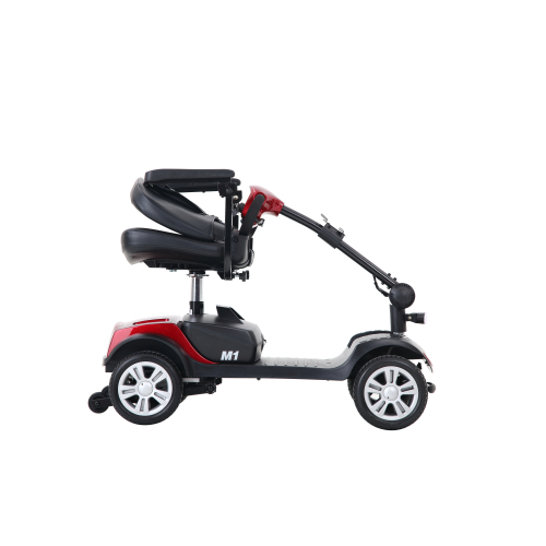 Compact 4 Wheels Mobility Scooter 300W 300lbs Red - Image 6