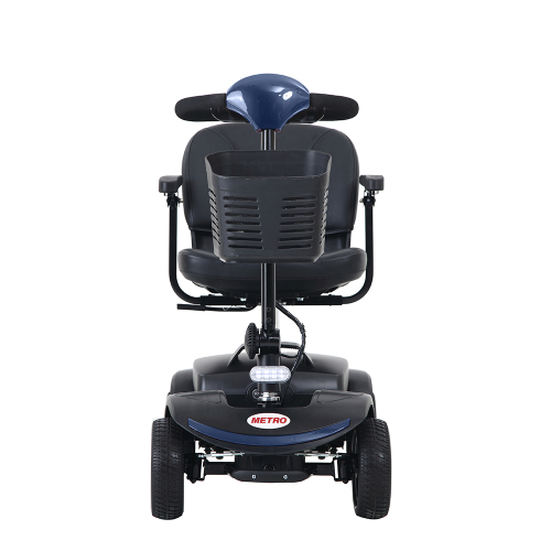 4 Wheel Compact Mobility Scooter 300W 300lbs Blue - Image 7
