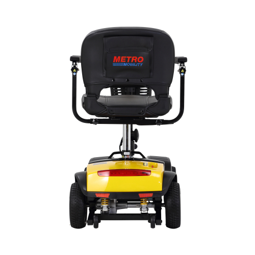 4 Wheel Compact Mobility Scooter 300W 300lbs Yellow - Image 8