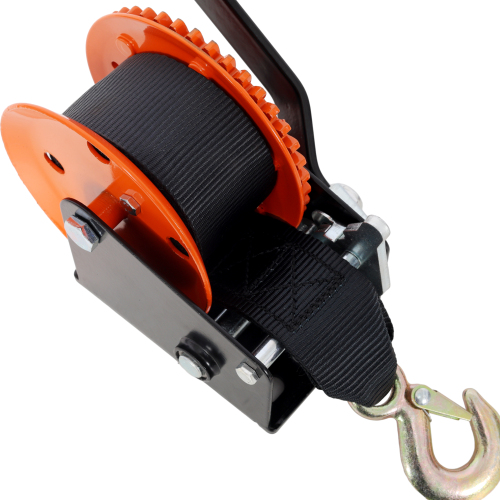 1200LBS Hand Winch,with 19.6FT Black Strap - Image 7